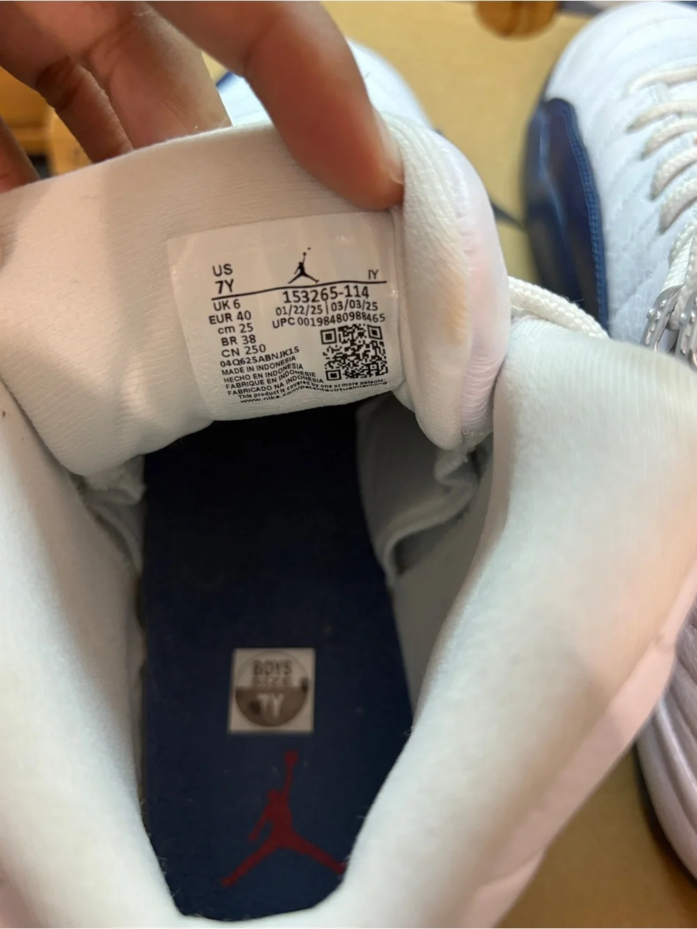 Jordan Retro 12 French Blue (Grade School)